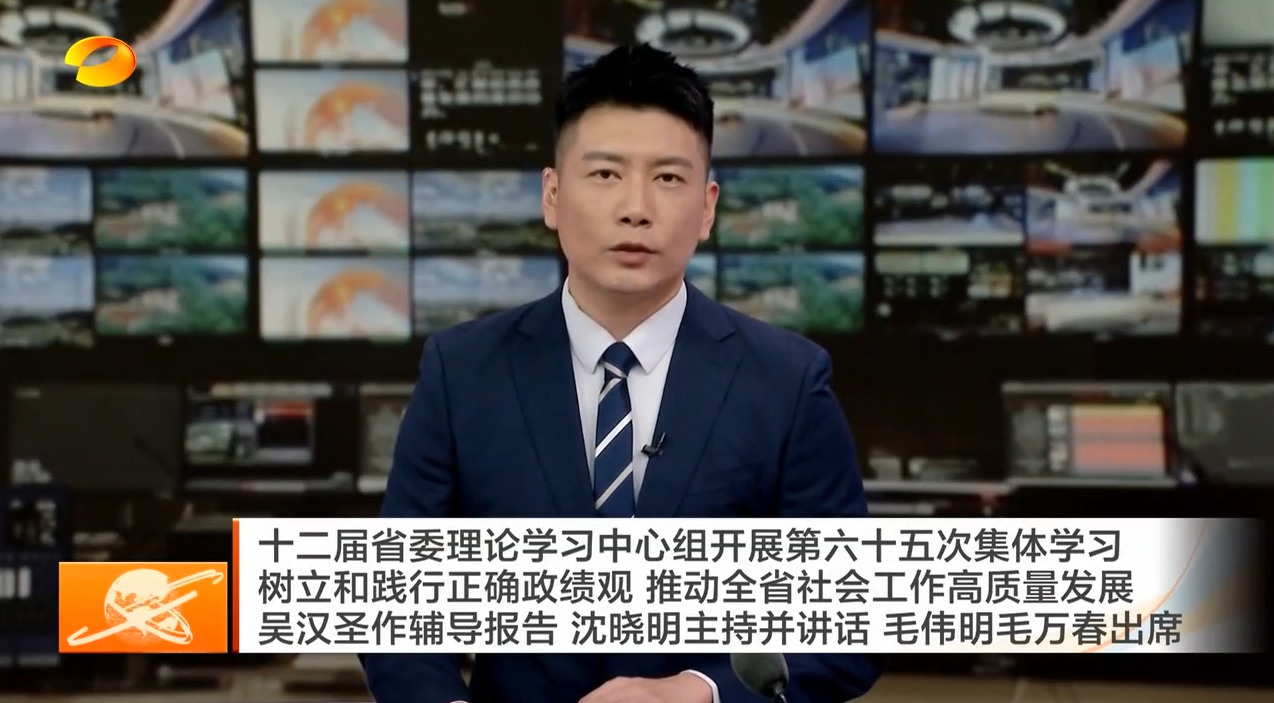 十二届省委理论学习中心组开展第六十五次集体学习 树立和践行正确政绩观 推动全省社会工作高质量发展 吴汉圣作辅导报告 沈晓明主持并讲话 毛伟明毛万春出席