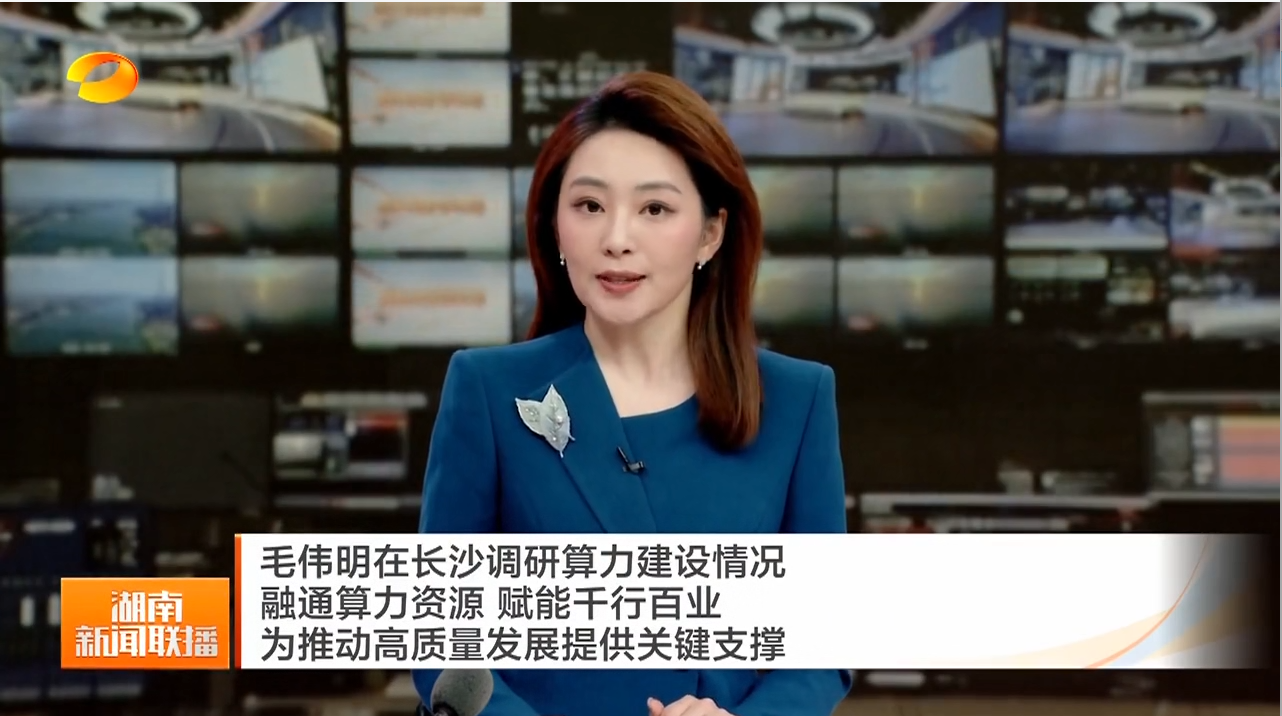 毛伟明在长沙调研算力建设情况 融通算力资源 赋能千行百业 为推动高质量发展提供关键支撑