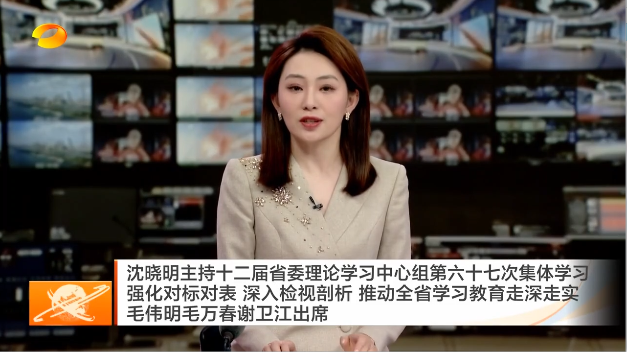 沈晓明主持十二届省委理论学习中心组第六十七次集体学习 强化对标对表 深入检视剖析 推动全省学习教育走深走实 毛伟明毛万春谢卫江出席