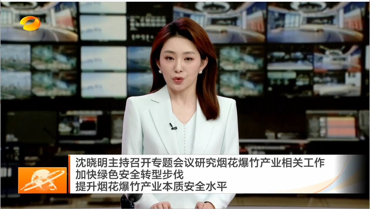 沈晓明主持召开专题会议研究烟花爆竹产业相关工作 加快绿色安全转型步伐 提升烟花爆竹产业本质安全水平