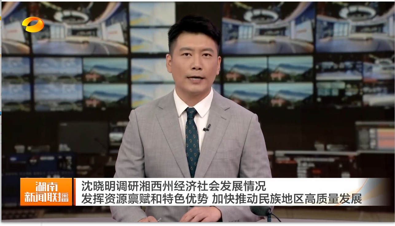 沈晓明调研湘西州经济社会发展情况