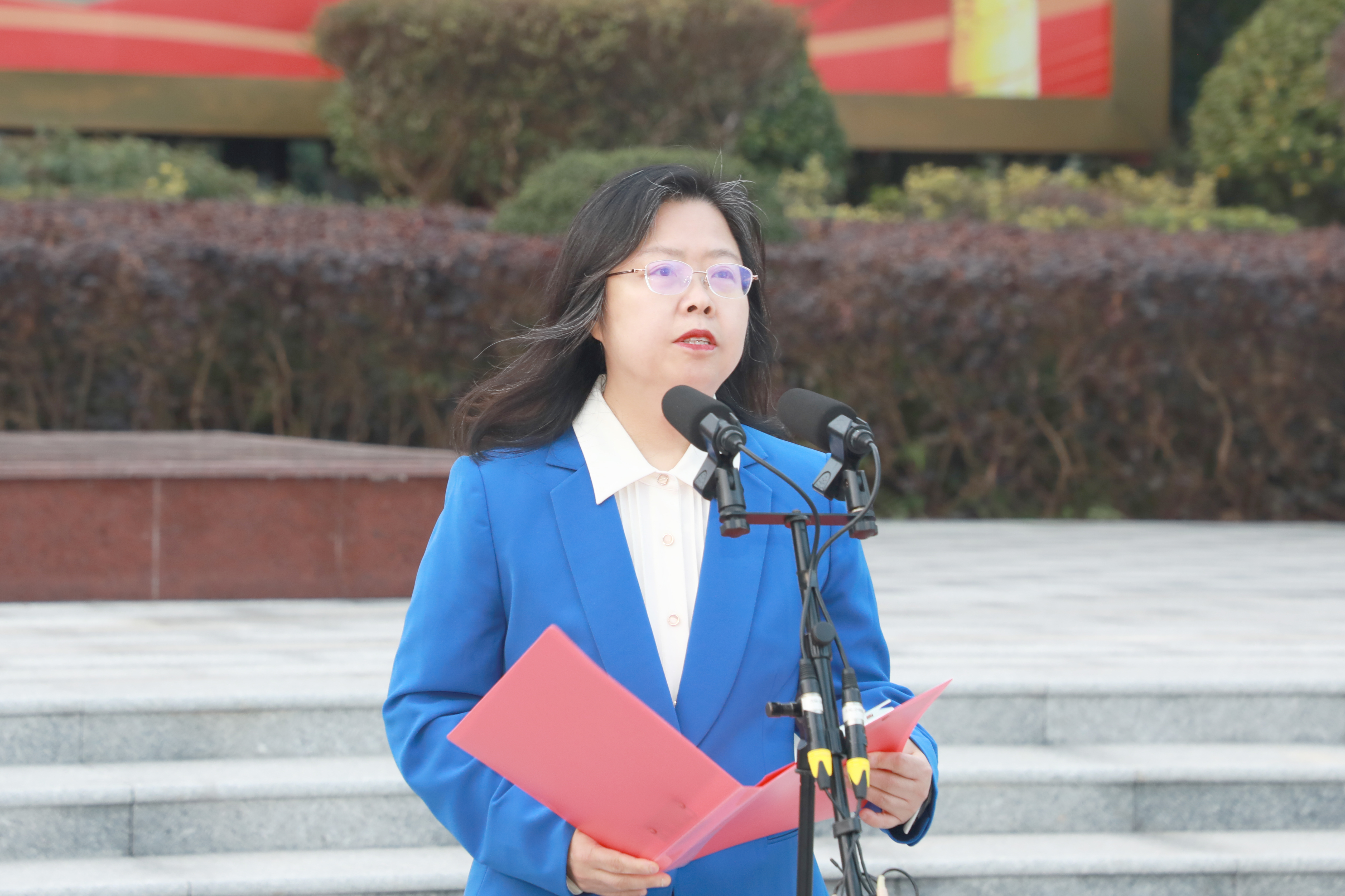 新春上班第一天省科技厅举行升国旗仪式